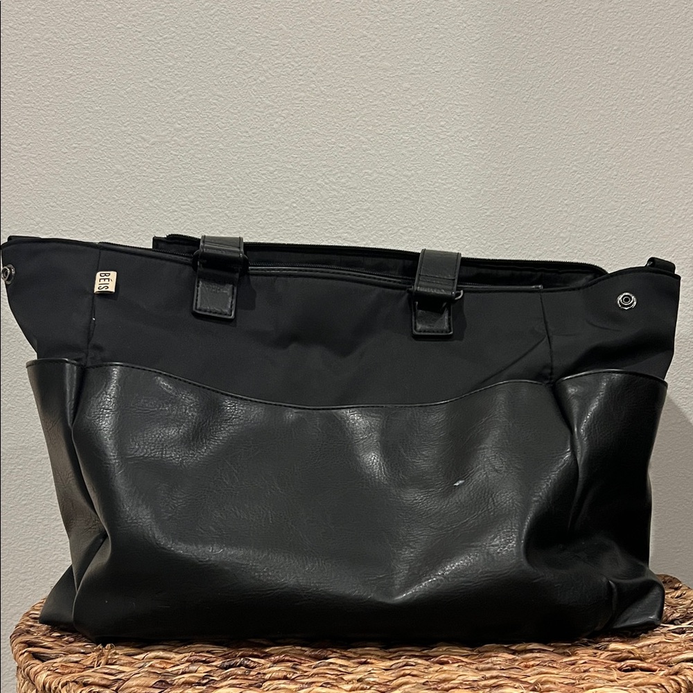BEIS Black Diaper Bag